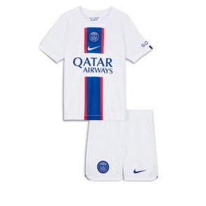 Paris Saint-Germain kläder Barn 2022-23 Tredje Tröja Kortärmad (+ korta byxor)